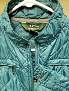Woolrich Teal Quilted Puffer Jacket